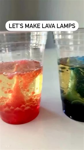 CraftthePaper S | 🧪 DIY Lava Lamp Magic! Watch colors dance and bubbles rise with this fun and easy lava lamp experiment. Science has never looked this cool!... | Instagram