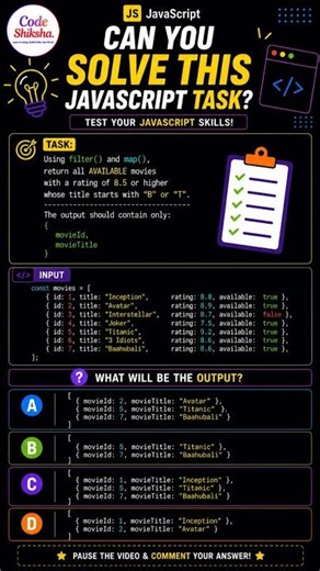 🔥 Can You Solve This JavaScript Interview Task? 😱