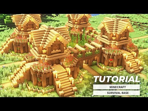 [Minecraft] How to Build an Ultimate Survival Base (Tutorial)
