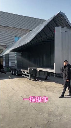 Heavy Duty Side Open Trailer with Automatic System