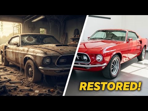Incredible 1969 Ford Mustang Fastback Rescue & Restoration (Satisfying Process)