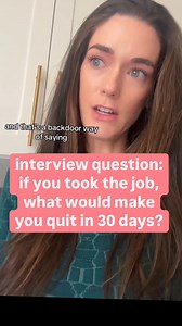 36K views · 460 reactions | interview question:if you took the job, what would make you quit in 30 days? #hackyourhr #tips | Hack Your HR | Facebook