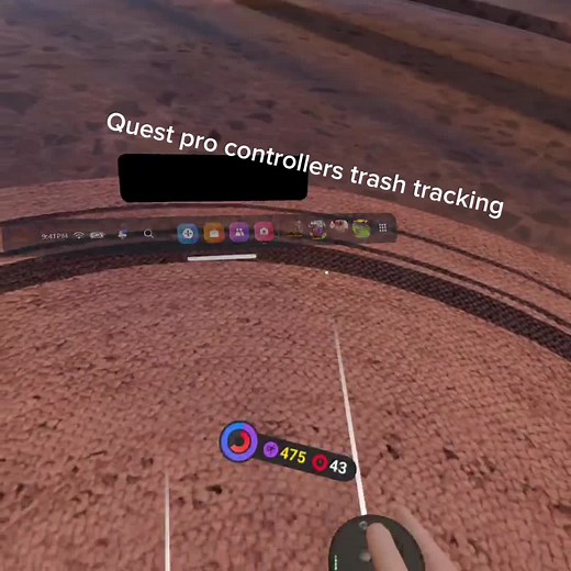 The tracking is worse than the normal wiest 2 contollers half the time 🙄 #fyp #help #how #to #fix #gorilla #tag #controller #travking #tracking #issue #quest #pro #controllers #oculus