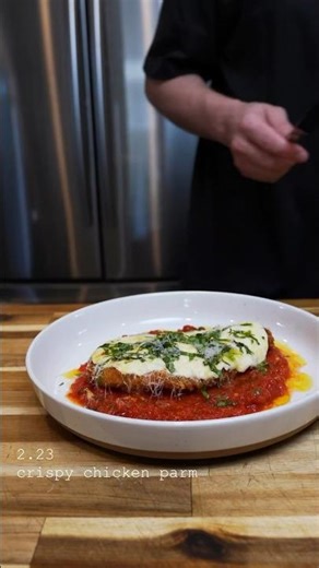 Chicken Parmesan keep it crispy