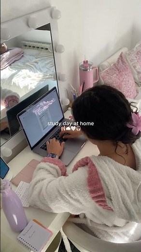 Study Day at Home 📚✨ | Calm Productivity, Aesthetic Desk & Soft Focus