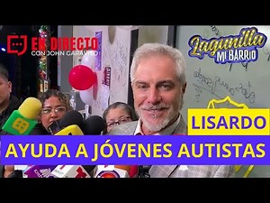 Lisardo SUPPORTS YOUNG PEOPLE WITH AUTISTIC DISEASE says goodbye to Lagunilla Mi Barrio