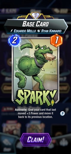Sparky Base Card
