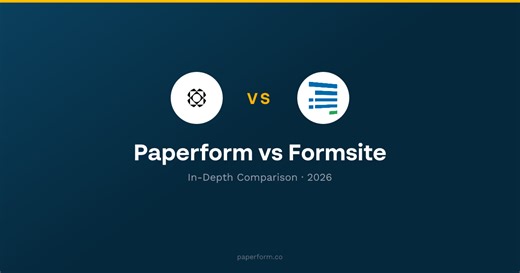Paperform vs Formsite: Which Is Better in 2026? | Paperform