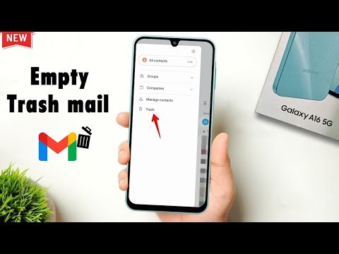 How to Empty Trash Mail Samsung Galaxy A16