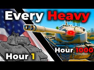 All Premium US Heavy Tanks 💥 || 5 Kills With Each