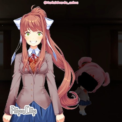 Just monika. #dokidokiliteratureclub #justmonika #animation #flipaclip #dokidokiliterature