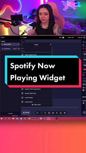 Replying to @whistler_gaming Adding this Spotify Now Playing overlay to your stream is so simple! will you be adding this to your stream? 👀💡 #lumiastream #streamideas #streamingonabudget #streamersoftiktok
