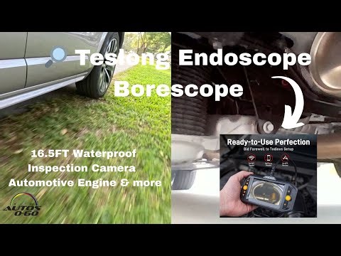 Teslong Endoscope Borescope Review - 16.5FT Waterproof Inspection Camera | Automotive Engine & more