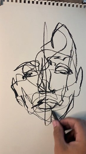 6.1K views · 129 reactions | #drawingchallenge #drawing #drawingsketch #drawingtutorial #drawingpeople #facedrawing #charcoal | Mad Charcoal | Facebook