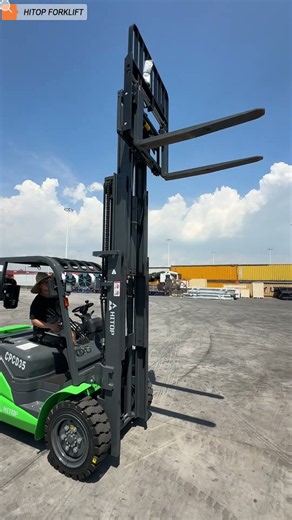 4.5m Lift Height 3.5T Diesel Forklift With Side Shifter & Fork Positioner For Factory Logistics