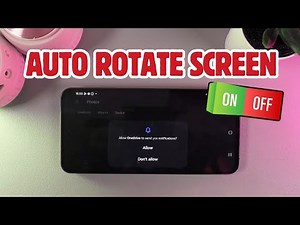 How to Turn On/Off Home Screen Auto Rotation on Samsung Galaxy S24 FE