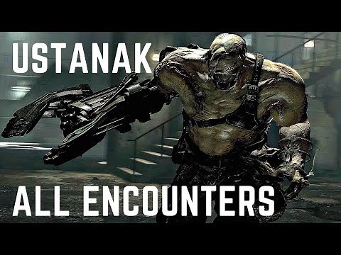 Resident Evil 6 Ustanak All Encounters + Boss Fights Gameplay