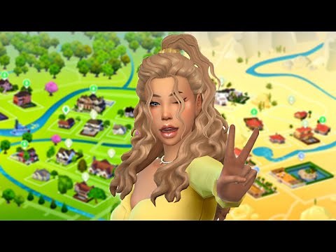 O MELHOR SAVE para O JOGO BASE com NOVOS MUNDOS E FAMÍLIAS NOVAS!! | The Sims 4 Save File