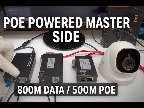PoE Powered Master Side Extender | 2-Wire/Coax LAN & PoE Repeater up to 800m (500m PoE) | Demo