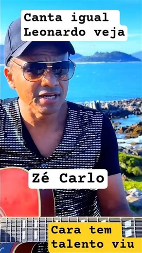 veja o talento do Zé Carlo canta igual Leonardo 😱