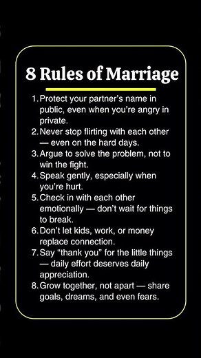 8 Golden Rules of Marriage Every Couple Should Know 💍 | Relationship Tips That Work