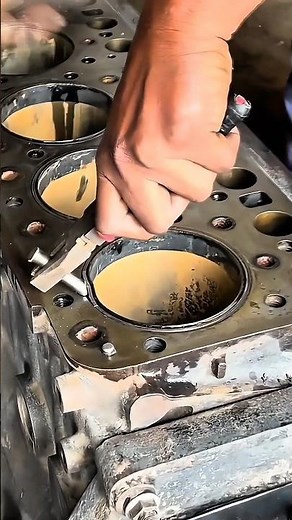 How to Remove a Stuck Cylinder Sleeve Liner #automobile #shorts