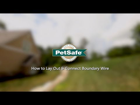 How to Layout and Connect Boundary Wire - PetSafe® YardMax® Rechargeable In-Ground Fence™
