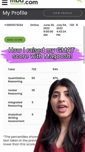 Get ready to improve your GMAT score in 3 easy steps with Magoosh! 📚 #gmatprep #gmatpreparation