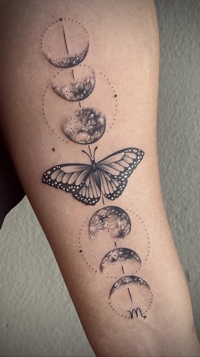 A beautiful moon phases and butterfly forearm tattoo 🌖🌗🌘🦋🌒🌓🌔 #moon #moonphases #moontattoo #moonphasestattoo #butterfly #butterflytattoo #firsttattoo #inked #inkedfamily #newink #freshtattoo #forearmtattoo #delicatetattoo #details #tattooartist #artsy #tattoosontiktok #tiktoktattoos #tattoooftheday #fyp #tattooinspo #finelinetattoo #illustrativetattoo #tattoostudio #tattoosinpretoria #bestclients #lovethis #localartists
