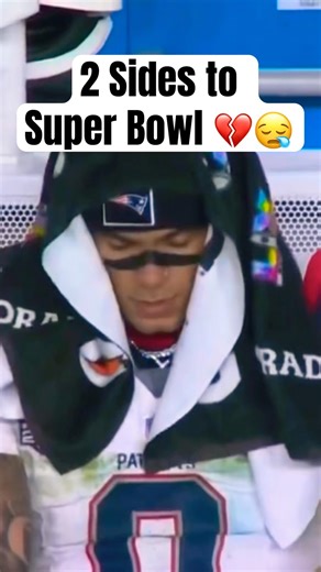 2 Sides to Super Bowl 💔😪 #footballfantasy #shorts #superbowl #patriots #seahawks #badbunny #nfl