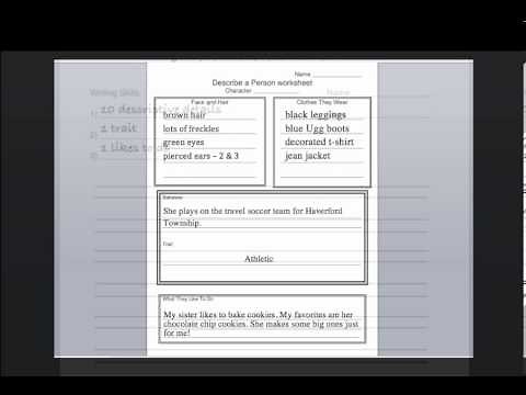 2. How To Write In Fourth Grade - Narrative - Special Family Member