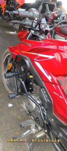 Hero Glamour X crush guard in Genuine Auto #bikespares #bikelife #sp125 #modified #saniulsk