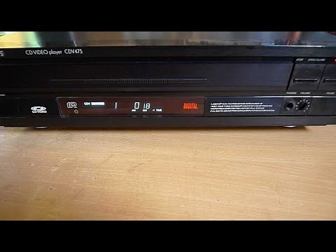 Philips CDV-475 LaserDisc - CD Video player...
