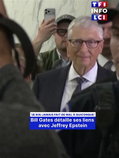 Bill Gates devant le Congrès dans l'affaire Epstein Le cofondateur de Microsoft, Bill Gates, a démenti mercredi avoir eu connaissance du comportement criminel de Jeffrey Epstein, devant une commission d'enquête du Congrès américain qui l'entend à huis clos sur ses liens avec le financier new-yorkais déchu.
