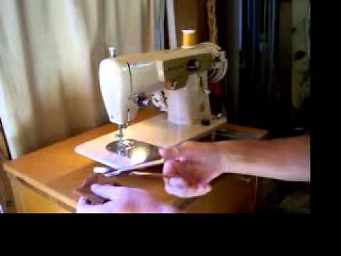 Heavy-Duty, Japanese-made Singer 223 Sewing Machine Demo Video