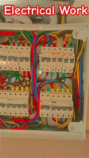 MCB Connection | DB MCB Wiring ▶️ | Electrical Work #mcb #shorts #wiring