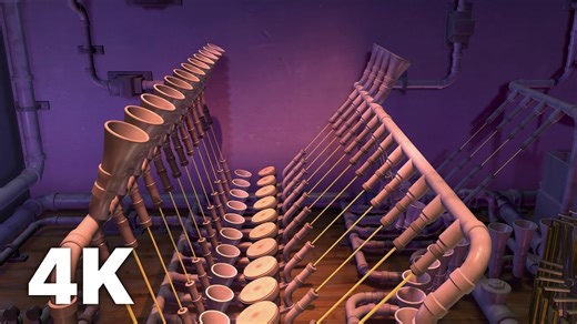 Song visualized with Animusic.