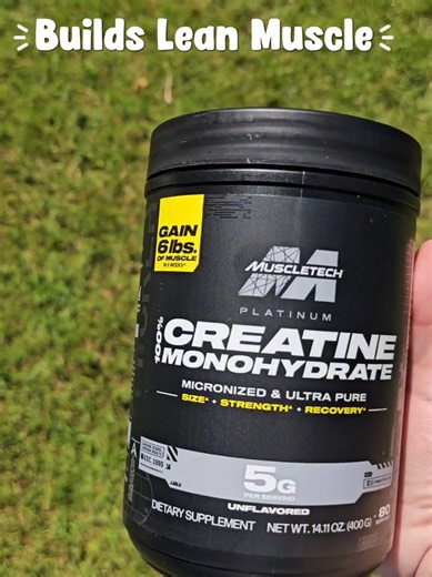 MuscleTech Platinum Creatine ✨️ ​💪 Builds Lean Muscle – Helps you pack on muscle efficiently. ​⚡ Increases Strength – Refuels muscle energy for heavy lifting. ​🕒 Rapid Recovery – Bounces your muscles back faster for your next workout. ​🔬 HPLC-Tested – Pure quality with zero fillers. ​🌀 Mixes Incredibly Easy – Dissolves perfectly into your shake with no grit. ​Stop wasting your workouts and grab yours today! 🌟🔥 #DealsForYouDays #dealsforyoudays #workout #healthy #weightloss