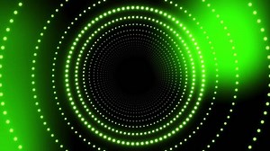 Shiny glowing neon disco LED lights retro background. 1970s colorful spinning spiral circles of light. Full HD motion background animation.
