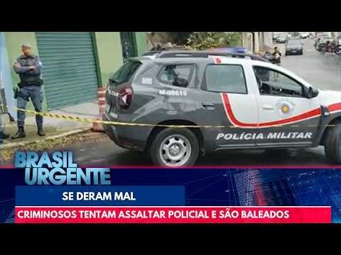 Police officer is robbed, reacts, and shoots two criminals | Brazil Urgent