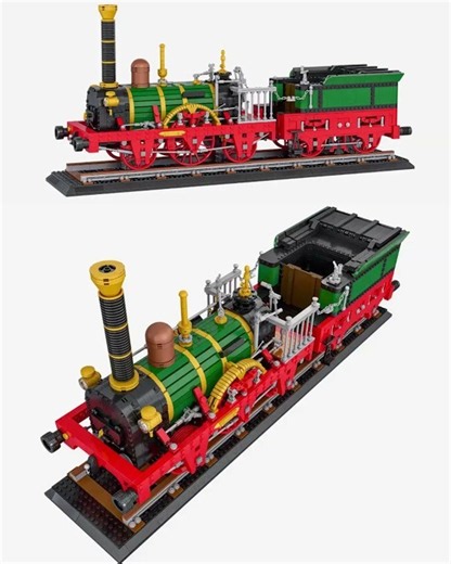 BlueBrixx 1:18 Locomotives instead of LEGO: Adler is here – what about the V200 & Ludmilla?