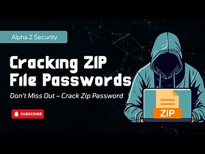 Cracking ZIP File Passwords | Alpha Z Security Organization | Ethical Hacking Tutorial 2025