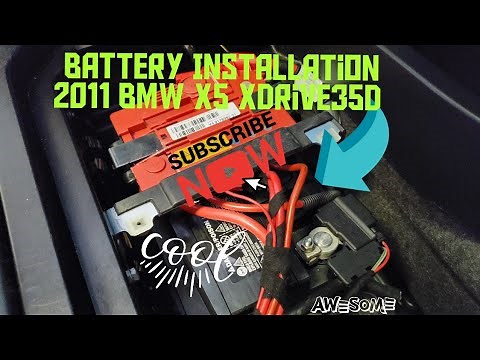 How to: Install a Replacement Battery for a 2011 BMW x5