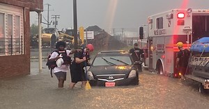 Richmond Fire rescues 19 people from cars amid flash floods