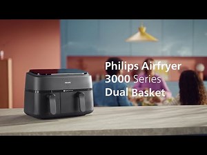 Meet the NEW Philips Airfryer 3000 Series Dual Basket