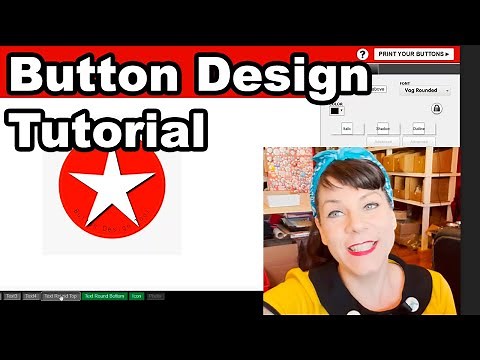 Button Design App | Watch Me Work | Button Design Tutorial