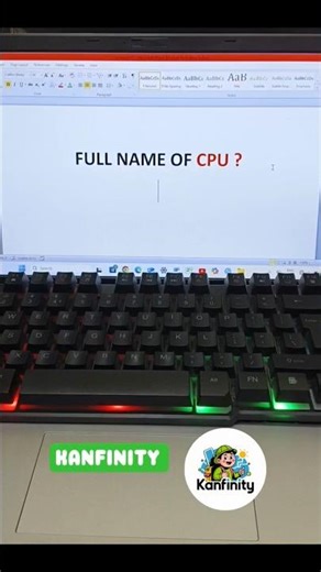 CPU Full Form 🤯 | Most Asked Computer Question 💻 | #Shorts#asmr #tricks #computer