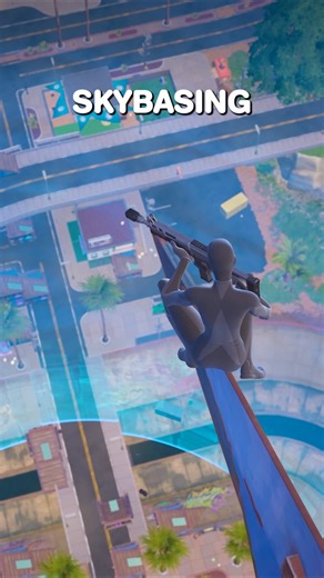 Skybasing in Zero Build Tournaments