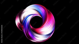 Dynamic abstract swirl design combines vibrant colors to symbolize creativity and fluidity in artistic expression