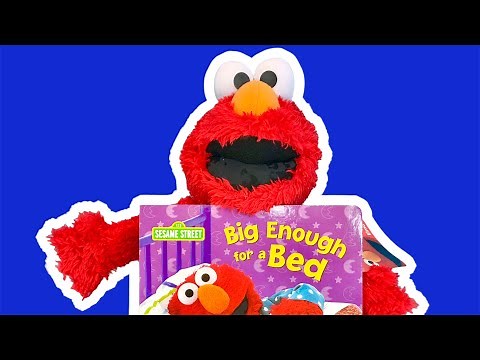 Sesame Street ELMO BOOK Read Aloud BIG ENOUGH FOR A BED Story